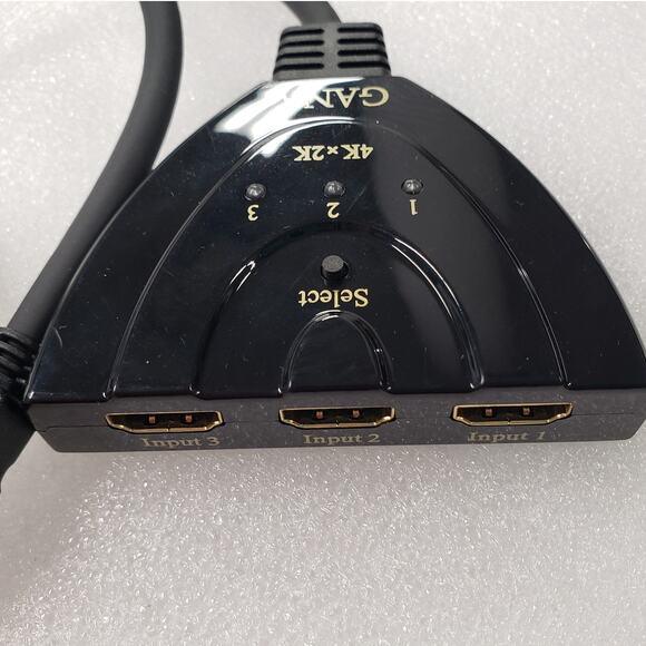 Gana HDMI Switch GANA 4K HDMI Splitter 3 in 1 Out 3-Port Switcher Hub Ps5 Xbox - Picture 3 of 7
